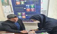 انجام تست قندخون همکاران به مناسبت روز جهانی دیابت 