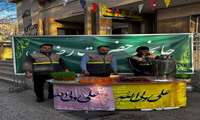 برپایی چایخانه حضرت امام رضا (ع) چهارشنبه ها در محوطه بیمارستان
